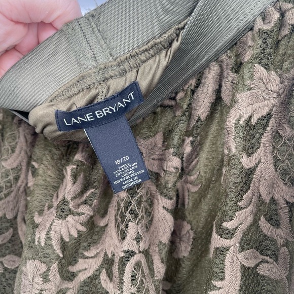 Lane Bryant Olive Lace Maxi Skirt - Picture 5 of 7